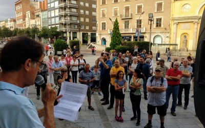 Moment de la lectura del manifest | Helena Molist
